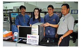 Sponsored 'The Computer Set' to Chiangmai Immigration 2013
