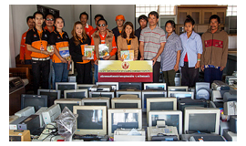 LHM Computers and Other Electronic Utilities Donation to Wat Suan Kaew Temple 2014